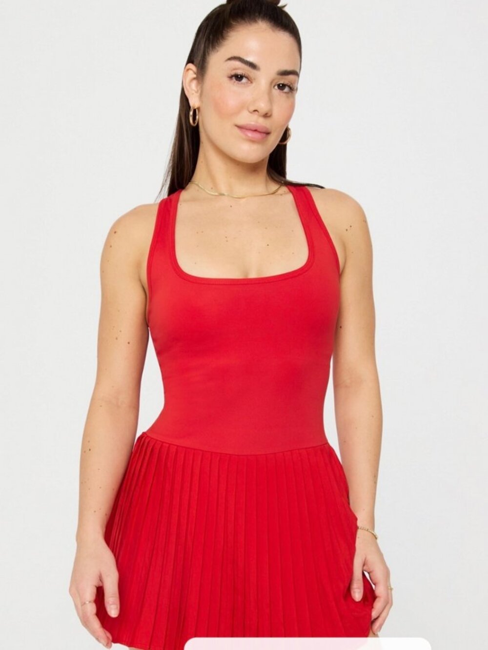 Wilson Bright Red Tennis Dress sz M